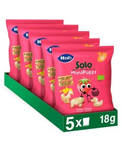 MiniPuff Hero SOLO Morango - Pack 5 unidades