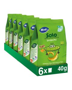 Snacks SOLO Milho e Ervilhas - Pack 6 unidades